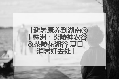 避暑康养到湖南③丨株洲：炎陵神农谷&茶陵花湖谷 夏日消暑好去处