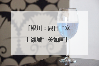 银川：夏日“塞上湖城”美如画