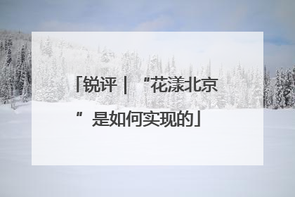 锐评｜“花漾北京”是如何实现的