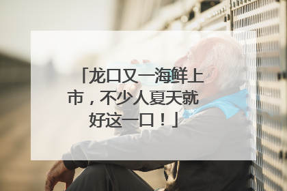 龙口又一海鲜上市，不少人夏天就好这一口！