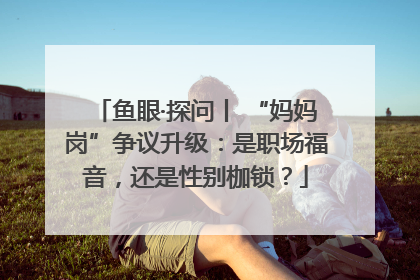 鱼眼·探问丨 “妈妈岗”争议升级：是职场福音，还是性别枷锁？