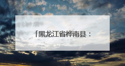 黑龙江省桦南县：精修绿韵绘新景 细护芳枝映晴空