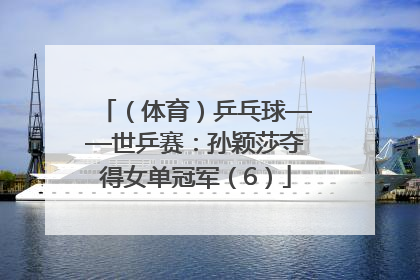 （体育）乒乓球——世乒赛：孙颖莎夺得女单冠军（6）