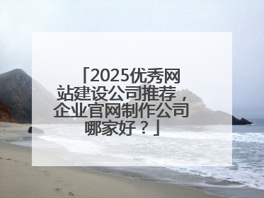 2025优秀网站建设公司推荐，企业官网制作公司哪家好？