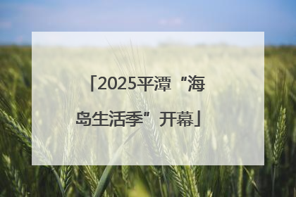 2025平潭“海岛生活季”开幕
