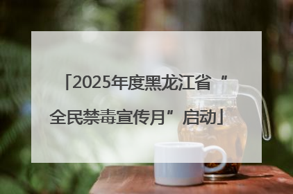 2025年度黑龙江省“全民禁毒宣传月”启动