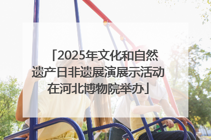 2025年文化和自然遗产日非遗展演展示活动在河北博物院举办
