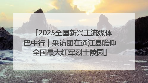 2025全国新兴主流媒体巴中行｜采访团在通江县瞻仰全国最大红军烈士陵园