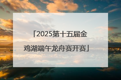 2025第十五届金鸡湖端午龙舟赛开赛