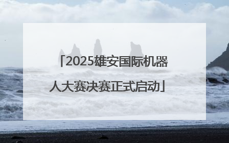 2025雄安国际机器人大赛决赛正式启动